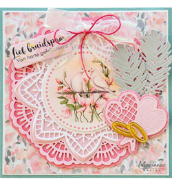 Marianne Design - Creatables - LR0852 - Anja's elegant circle with hearts