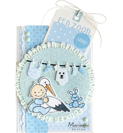 Marianne Design  - EC0195 - Eline's Storks and Babies