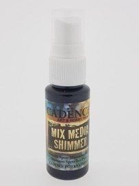 Cadence Mix Media Shimmer metallic spray Zwart 01 139 0012 0025 25 ml