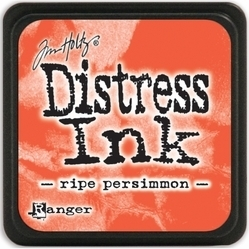 Tim Holtz distress mini ink ripe persimmon