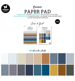 Studio Light  - Paper Pad Essentials A4 -SL-ES-PP71 - Winter Forest Essentials nr.71