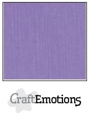 CraftEmotions linnenkarton lavendel 30,5x30,5cm