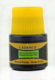 Cadence Opague Glas & Porselein verf Zwart 01 049 0002 0045 45 ml