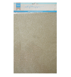 Marianne D Paper CA3144 - Soft Glitter paper - Platinum