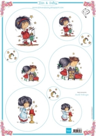 Card Topper Don & Daisy - Winter 2 - DDK3212