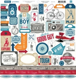 Echo Park Jack & Jill Boy 12x12 Inch Collection Kit (JJB80016)