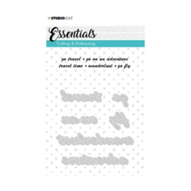 Studio Light STENCILSL182 - Embossing die cut A6 Essentials nr.182