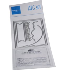 Marianne Design  - CS1101 - ATC Stamp & die set