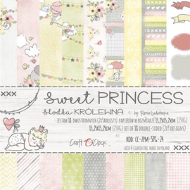 Paper Collection Set 6"*6" Sweet Princess, 250 gsm