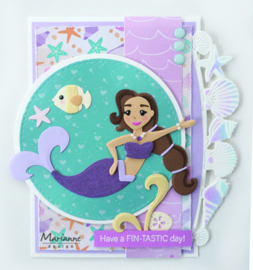 Marianne D Stempel CS1025 - Mermaid sentiments by Marleen