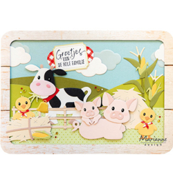 Marianne Design - Collectable - COL1545 - Eline's Pig family