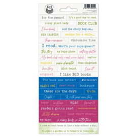 Piatek13 - Sticker sheet Garden of Books 01 P13-GAR-11 10,5x23cm