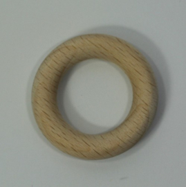 Houten ring beuken blank 35x7mm (1 stuks)