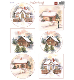 Marianne Design - Knipvel - MB0220 - Mattie's Mooiste - Winter cottages