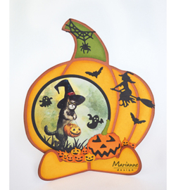 Marianne D Creatables LR0561 - Witch on broomstick