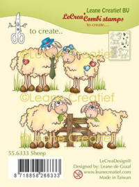 LeCrea - clear stamp combi Schapen 55.6333