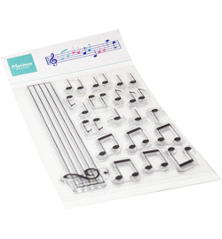 Marianne Design - CS1175 - Musical notes