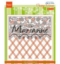 Marianne D Embossing folder DF3444 - Anja's flower border