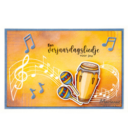 Marianne Design - CS1174 - Music Swirl