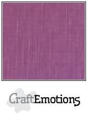 CraftEmotions linnenkarton purper 27x13,5cm 250gr