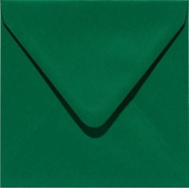 Papicolor Envelop vierk. 14cm dennengroen 105gr-CV 6 st 303950 - 140x140 mm