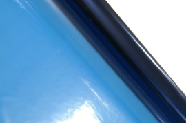 Cellofaan folie marine blauw 70x500cm