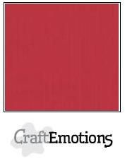 CraftEmotions linnenkarton kersen rood 27x13,5cm 250gr