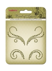 ScrapBerry's Curls Wind Of Travel 1 Pearl Swirl (SCB250001074)