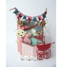 Marianne Design - Craftable - CR1319 - Hartelijk GEFELICITEERD