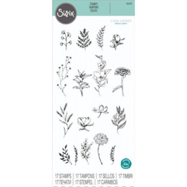 Sizzix Clear Stamps Garden Botanicals (666641)