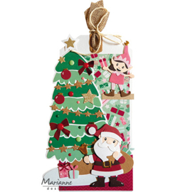 Marianne Design  - PS8133 - Christmas tree by Marleen