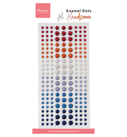 Marianne D PL4538 - Enamel dots, Hi Handsome!