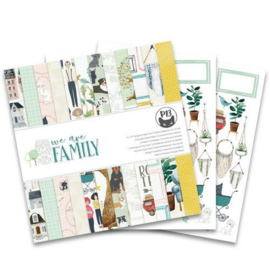 Piatek13 - Paper pad We are family P13-FAM-08 12x12