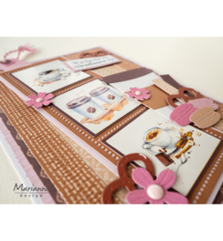 Marianne Design - VK9647 - Knipvel A4 – Stamps Coffee & Tea