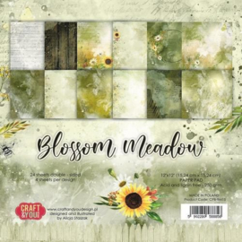Craft&You Blossom Meadow Small Paper Pad 6x6 36 vel CPB-BM15