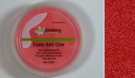 Foamball clay - luchtdrogende klei - rood 15gr
