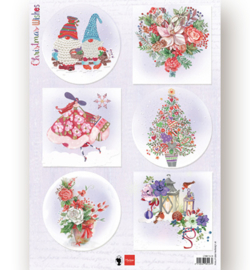 Marianne D Knipvel EWK1279 - Christmas Wishes gnomes