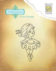 Nellies Choice Clearstempel - Vintasia Cute Embition VINS002