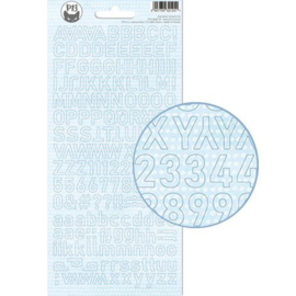 Piatek13 - Alphabet sticker sheet Baby Joy 02 P13-BAB-18 10,5x23cm