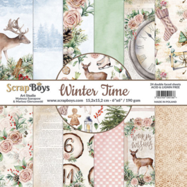 ScrapBoys - Winter Time 6x6 Inch Paper Pad