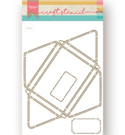 Marianne D PS8071 - Craft Stencil - A4 - Envelope