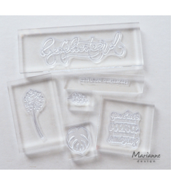 Marianne D LR0013 - Acrylic stamp bloc set