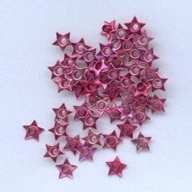 Eyelet Ster 8mm - roze