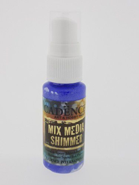 Mix media shimmer metallic spray