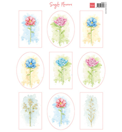Marianne Design - Knipvel - VK9621 - Single Flowers