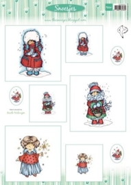 Card Topper Snoesjes - Winter 1 - 3DHM0057