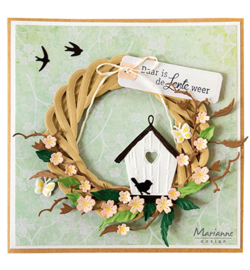 Marianne D Creatables LR0691 - Wicker Wreath