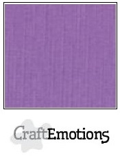 CraftEmotions linnenkarton paars 30,5x30,5cm