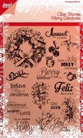 Clear stamps - Merry Christmas