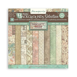 Stamperia Brocante Antiques Maxi Background 12x12 Inch Paper Pack (SBBL151)